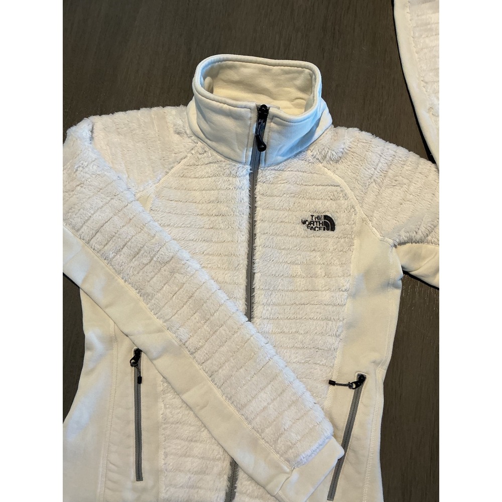 The North Face Summit Series Polartec Thermal Pro Full Zip Fleece White Size XS